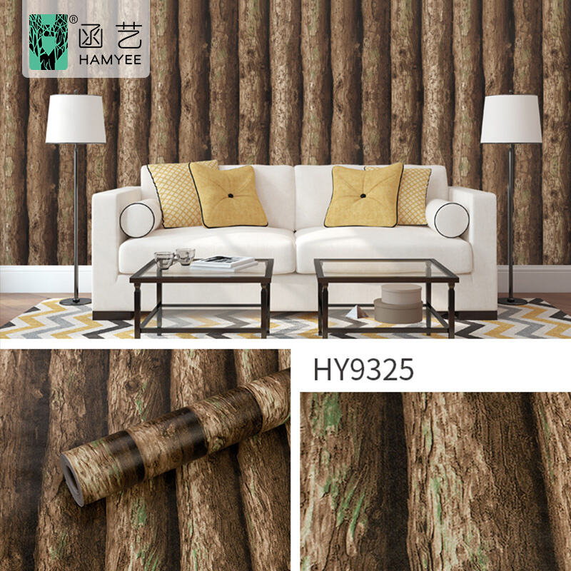 Self-Adhesive Wood Stripe Grain Wall Paper Rolls Peel and Stick Contact Paper PVC Vinyl Film Removable Waterproof wallpaper supplier