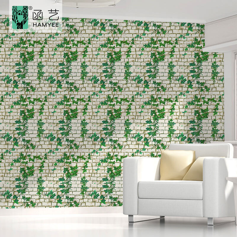 Factory Supply Cheap Stone Wall Paper Rolls Bedroom Peel and stick 3d Brick PVC Self Adhesive Wallpaper Home Decoration details