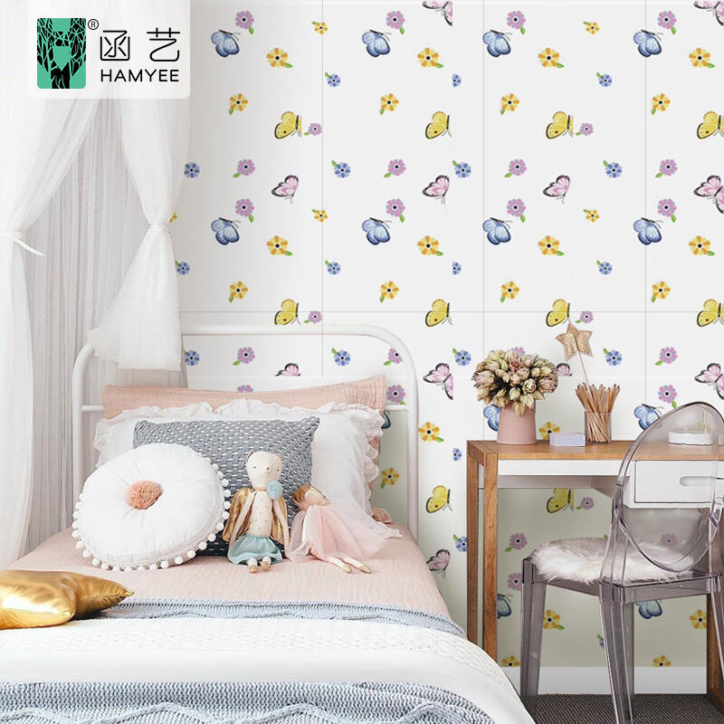 product cartoon 3d design peel and stick papier peint 3d wall tile sticker wallpaper wall paper for decoration-60