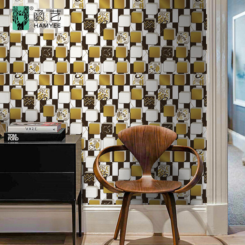 Factory Price Room Decoration Modern Vinyl Floral Waterproof PVC Wall Paper Self Adhesive 3D Wallpaper Sticker Dinding details