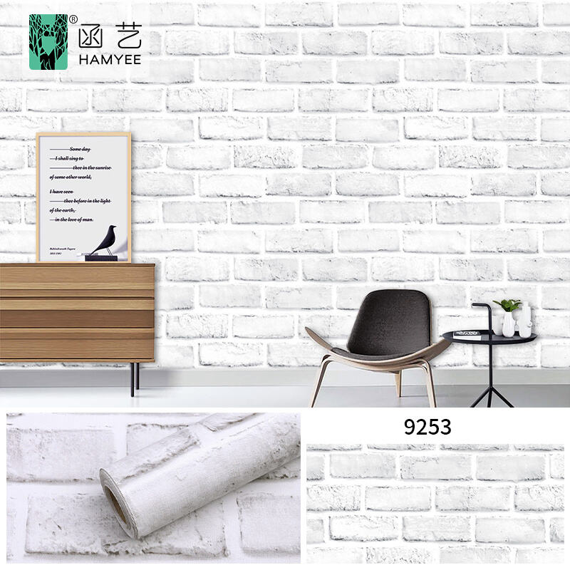 product wholesale 3d brick design pvc wallpaper self adhesive wall paper for home decoration-60