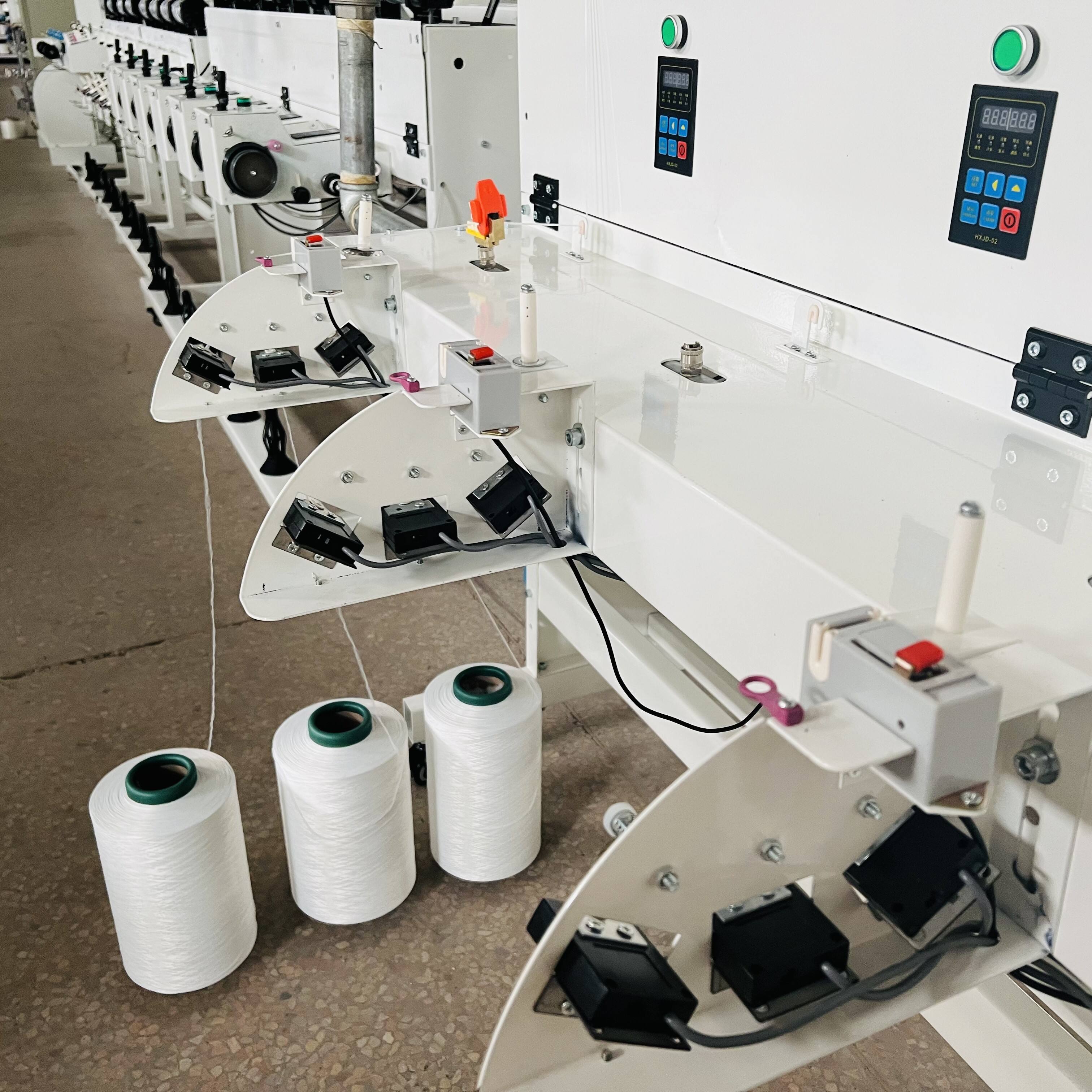 Xindawei Wholesale Yarn Bobbin Winder Machine Bobbin Winding Machine for Polyester Filament Yarn FDY Interlaced Yarn factory