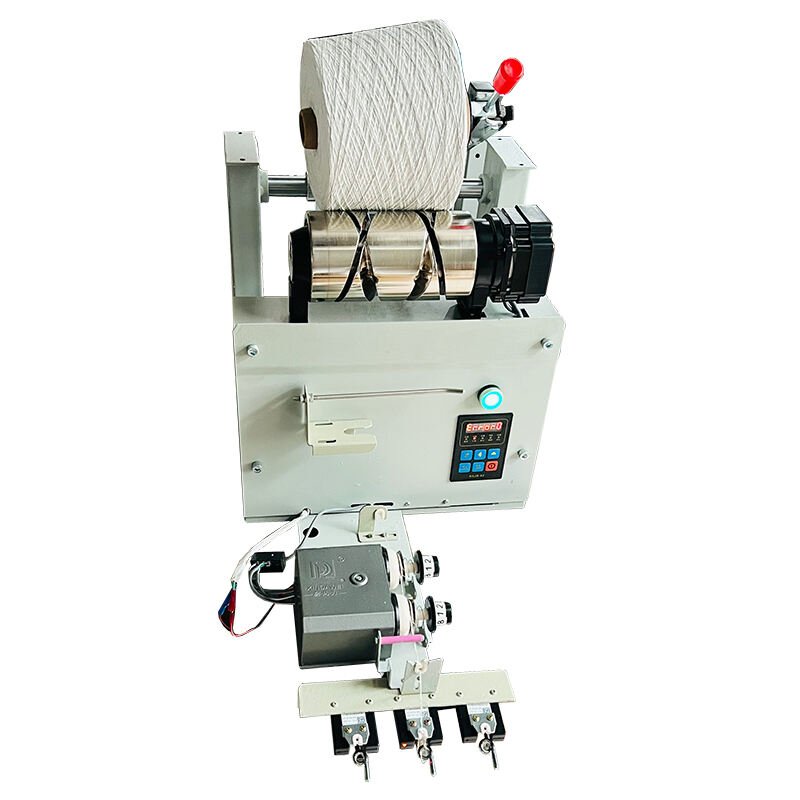 Xindawei Mini size single spindle yarn winding machine cone yarn winding machine with high quality creel manufacture