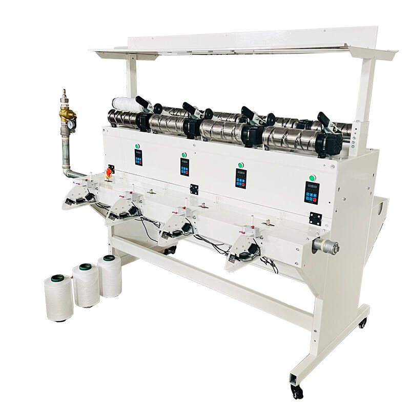 Xindawei Wholesale Yarn Bobbin Winder Machine Bobbin Winding Machine for Polyester Filament Yarn FDY Interlaced Yarn supplier