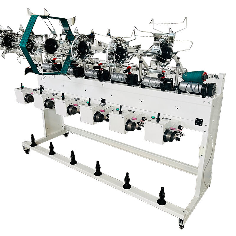 Xindawei High Quality Semi-auto Bobbin Winder Machine Yarn Winding Machine Hank to Cone Winder factory