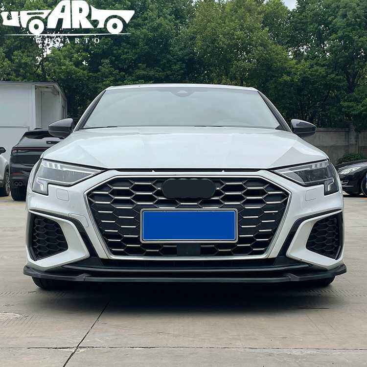 audi a3 front lip GLOSS BLACK