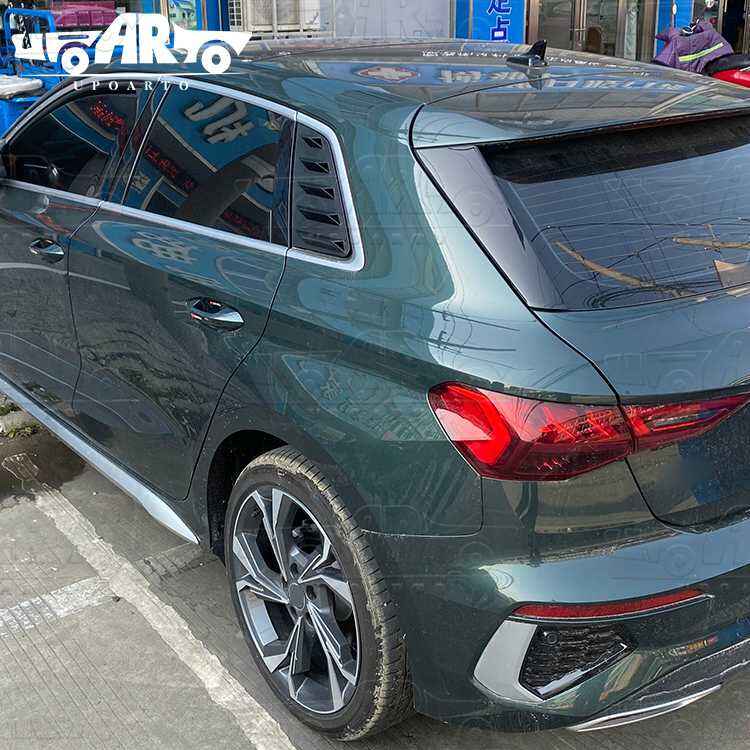 penutup louver jendela belakang audi a3 8y