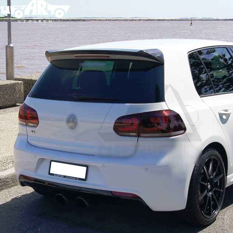 golf 6 gti rear window roof spoiler