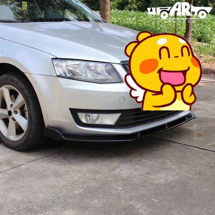 skoda octavia front lip 2014