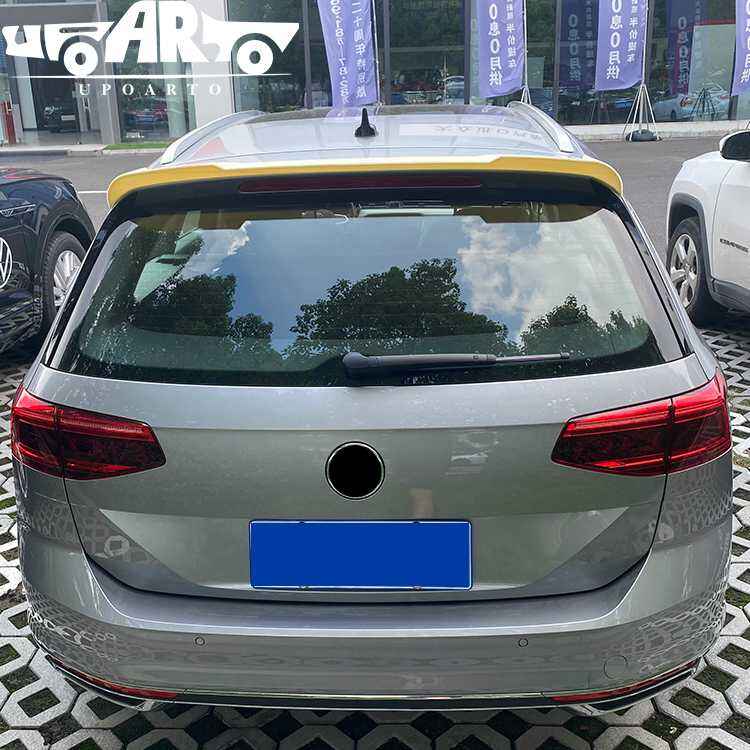 vw passat 2019 rear spoiler carbon