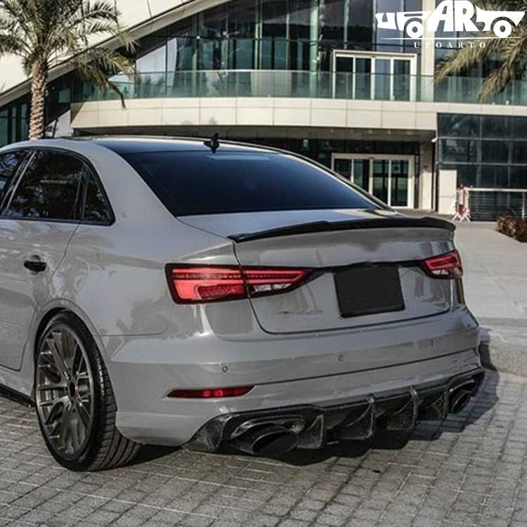 audi a3 8y WING màu đen bóng