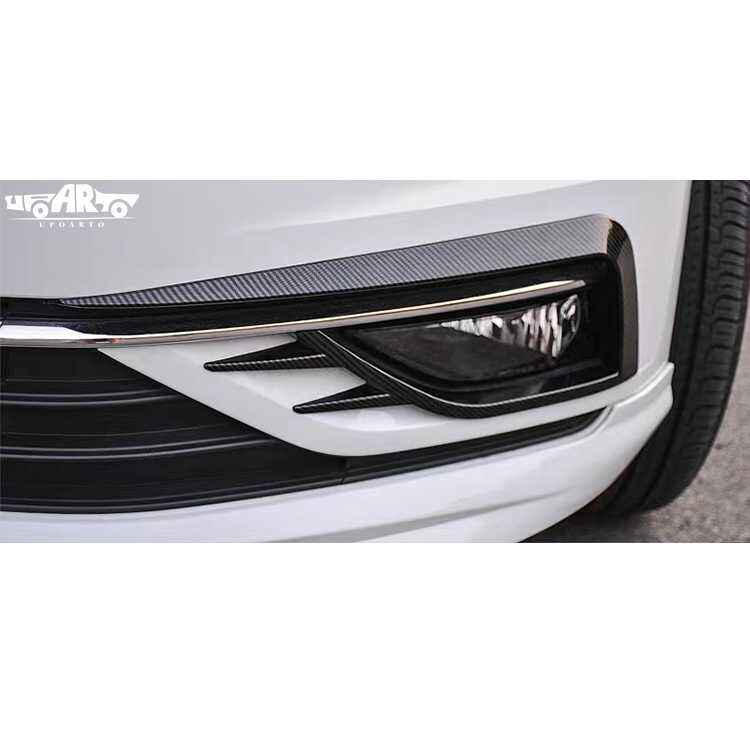 إطار غطاء LED للضباب الأمامي لسيارة VW Golf 7.5