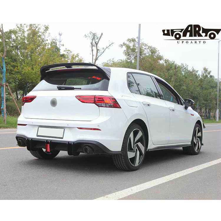 rear diffuser golf 8 gti carbon fiber