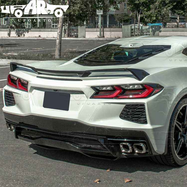 corvette c8 carbon fiber spoiler