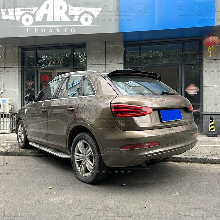 audi q3 rear window roof spoiler