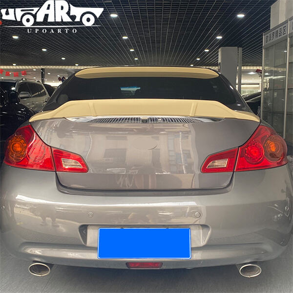 Improve aerodynamics and style with a G37 rear spoiler