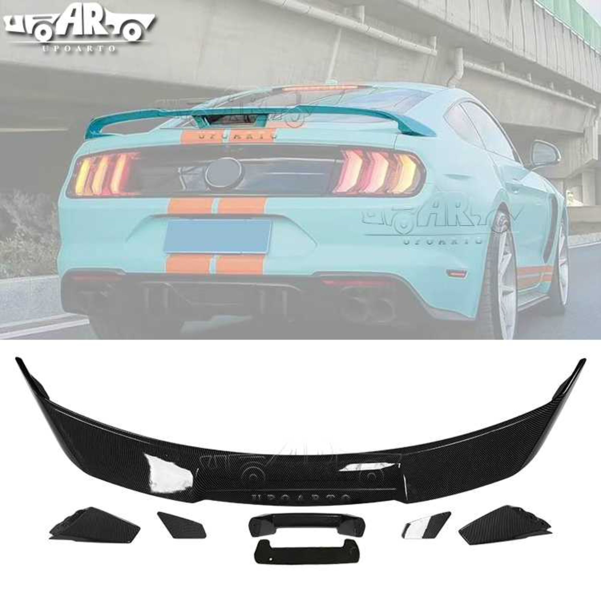 Ford Mustang 006-500 এর জন্য AR-Mustang-2015 GT2021 উইং স্টাইল রিয়ার স্পয়লার