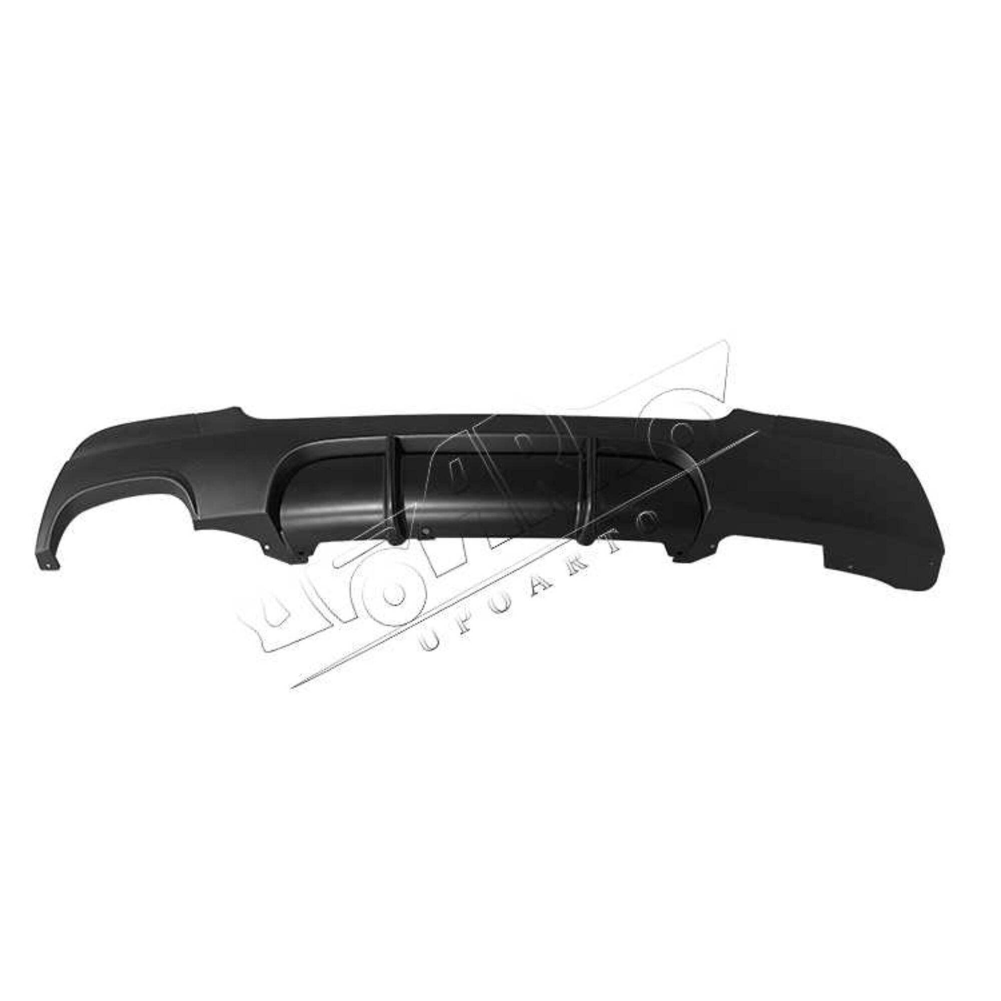 AR-BMW-0122 Накладка дифузора заднього бампера M-Performance для BMW 3 серії E92 2007-2013