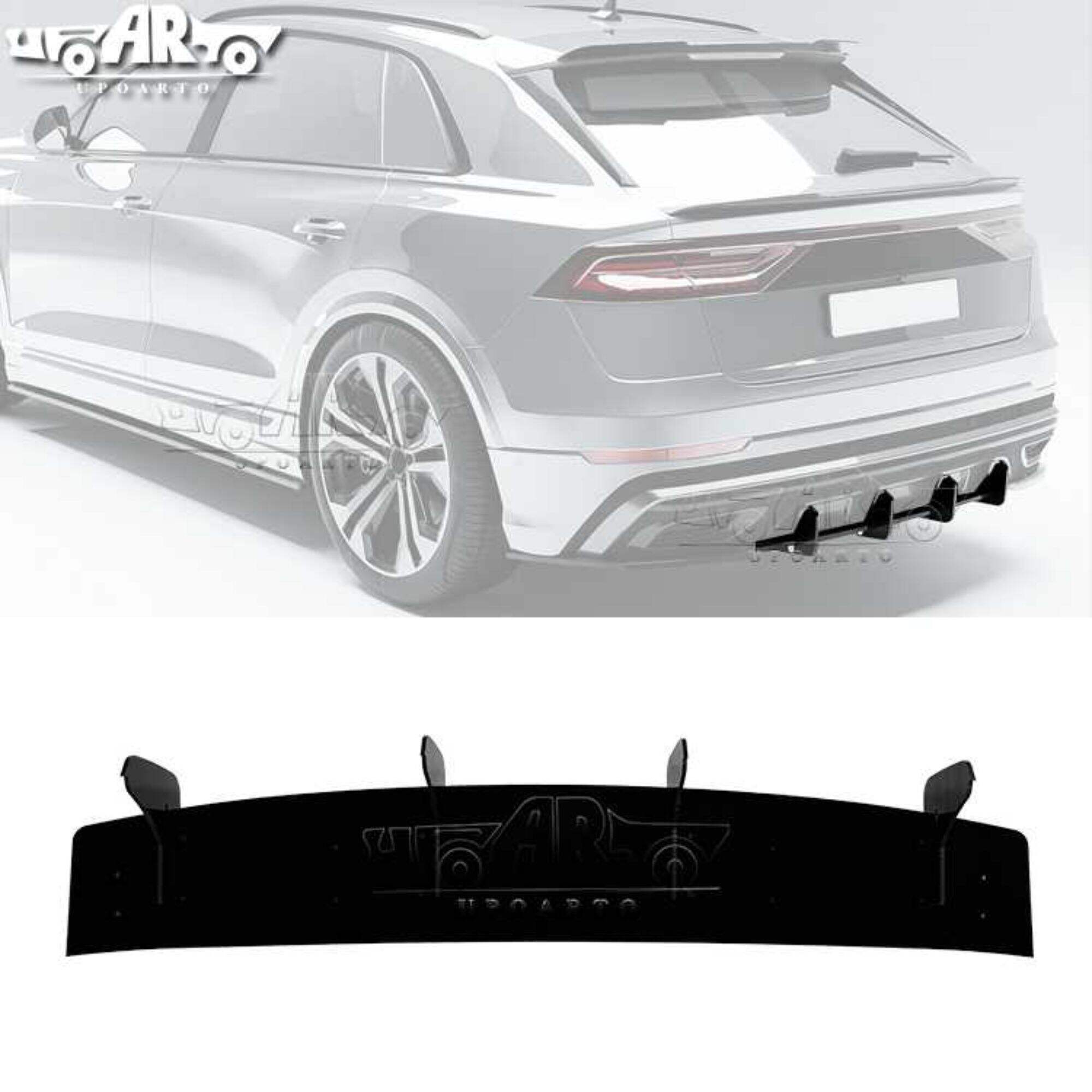 AR-AUDI-083 Diffuser Bilah Belakang untuk Audi Q8 S-line 2018+