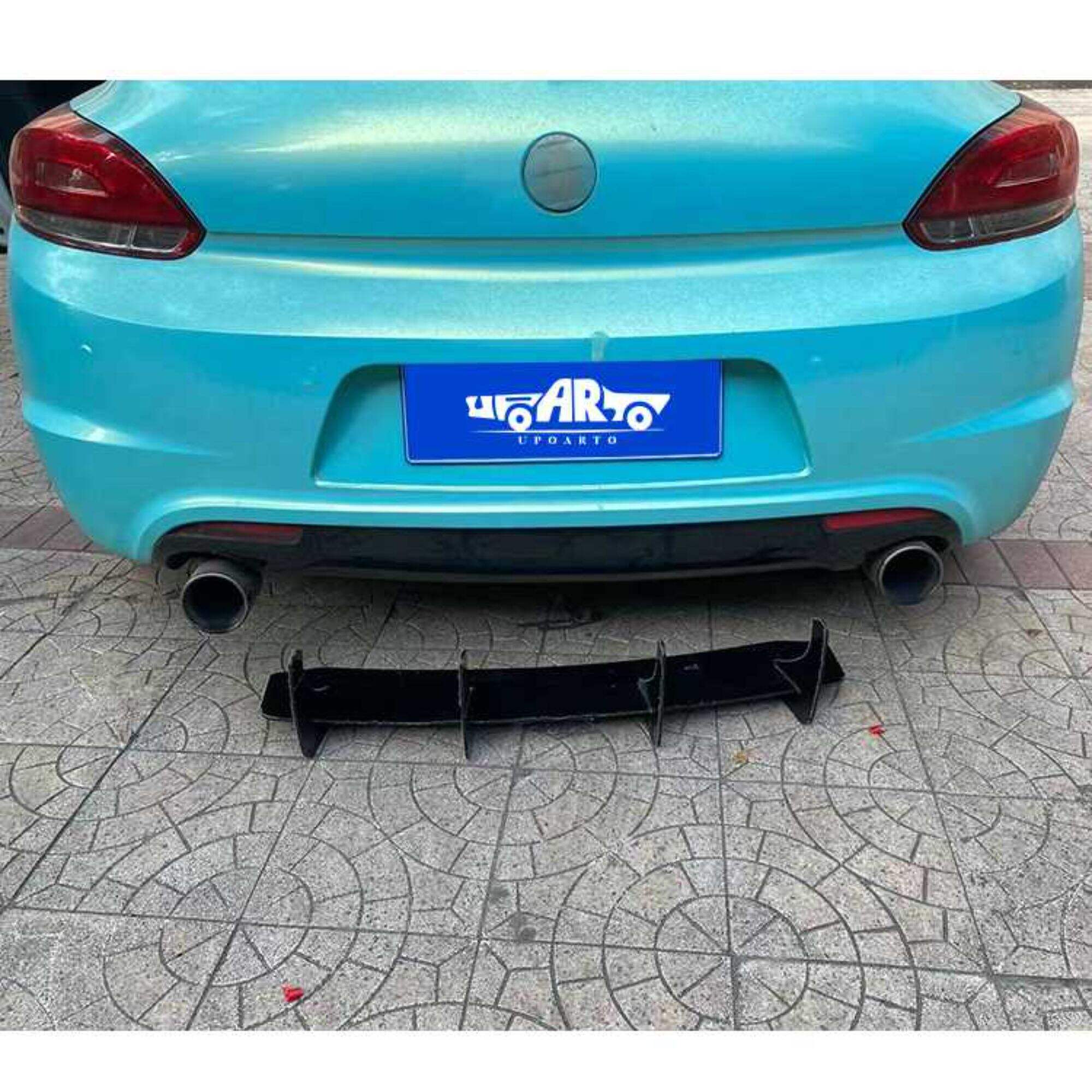 AR-VW-061 Volkswagen Scirocco үчүн 4 бөлүктөн арткы бычак диффузору