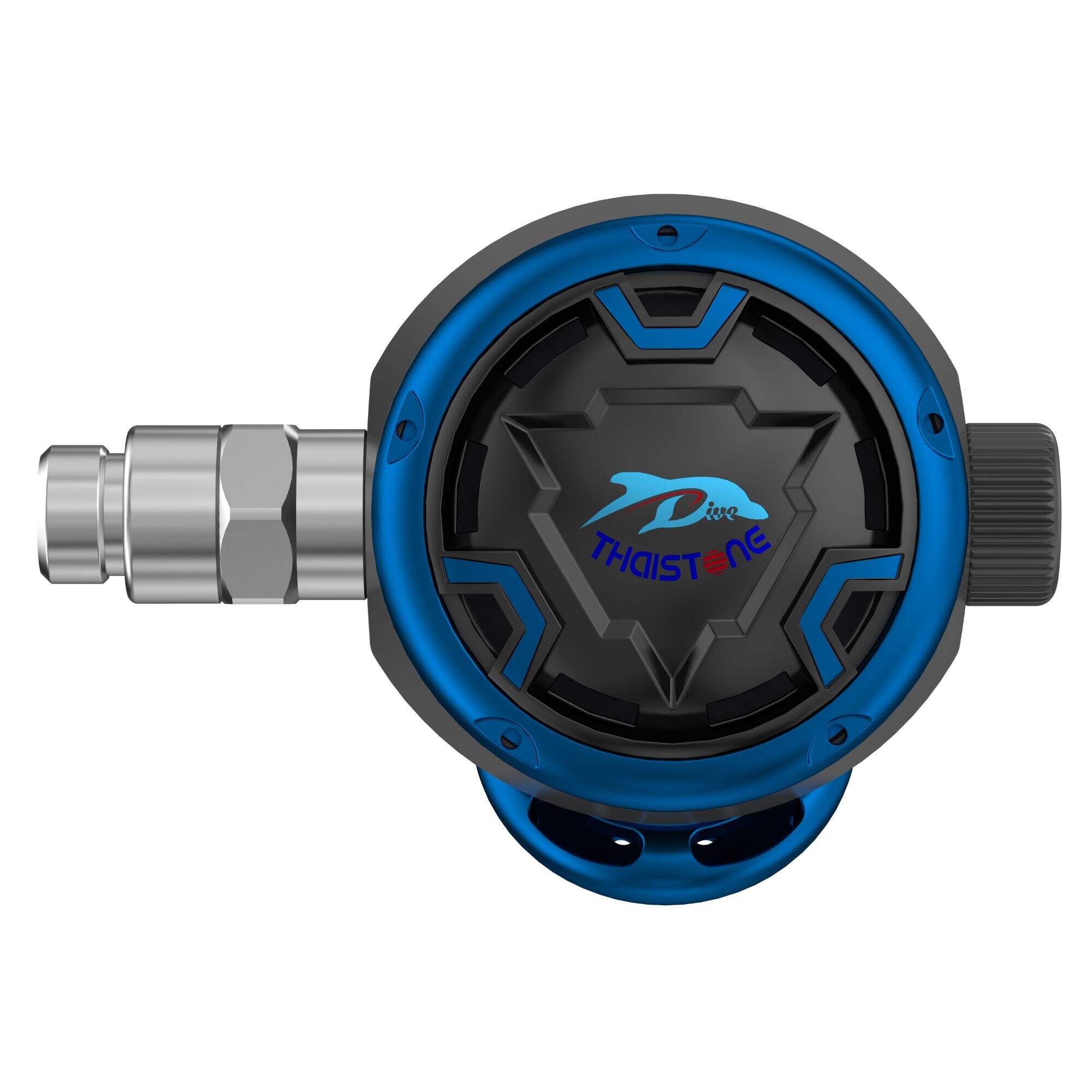 Mutistyle Diving regulator second stage snorkel valve