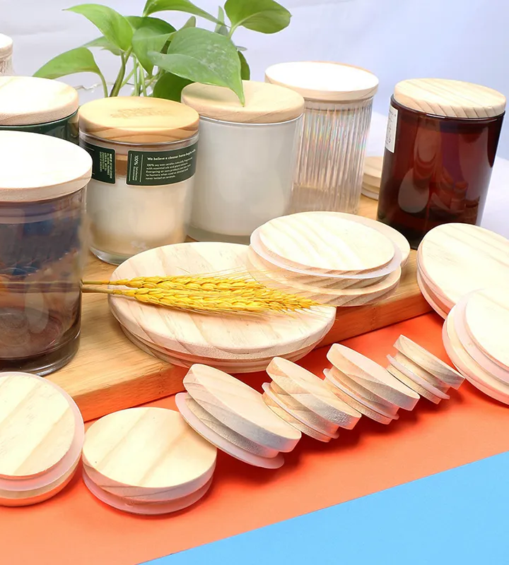 Eco-Conscious Wood Lid from Fuxin Household - Sustainable Storage Solution