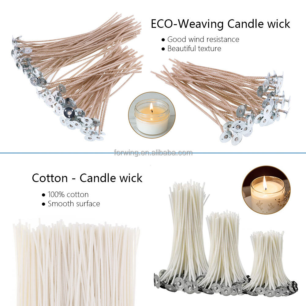 ECO Candle Wick Kit Cotton Candle Wicks with Holder Candle Making Tools details