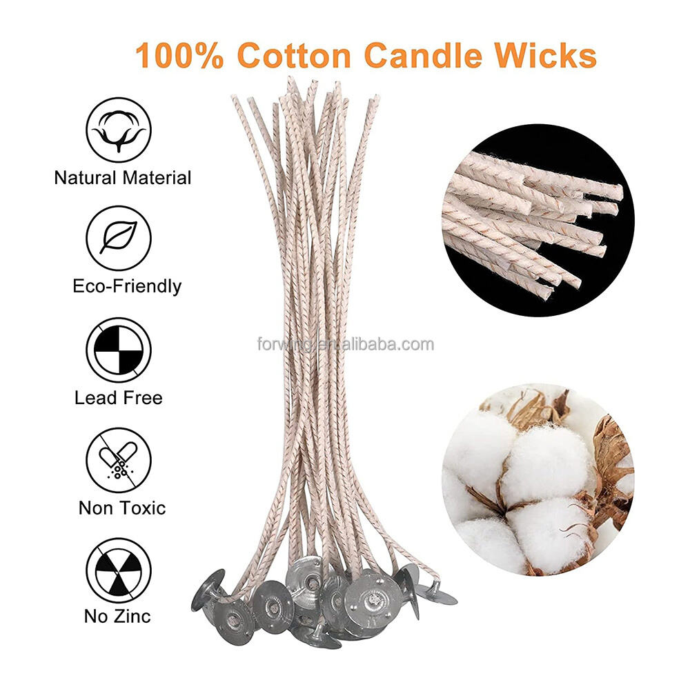 ECO Candle Wick Kit Cotton Candle Wicks with Holder Candle Making Tools factory