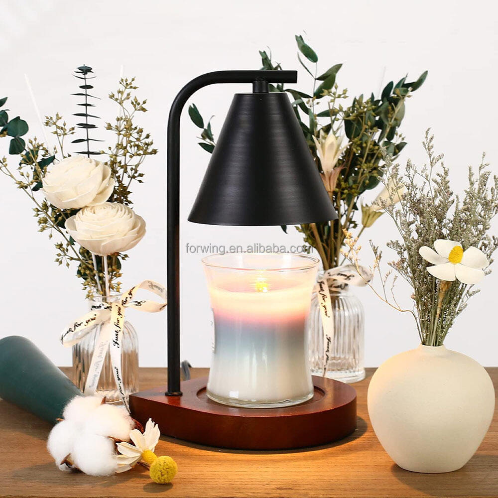 Candle Warmer Lamp Adjustable Light Custom Logo Electric Candle Warmer Wholesale Home Decor Table Glass Lampshade Durable manufacture