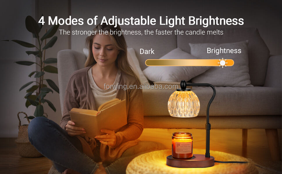 Aromatherapy candle warmer lamp Vintage Home decor LED lamp Bedroom electric essential oil diffuser heater with timer supplier