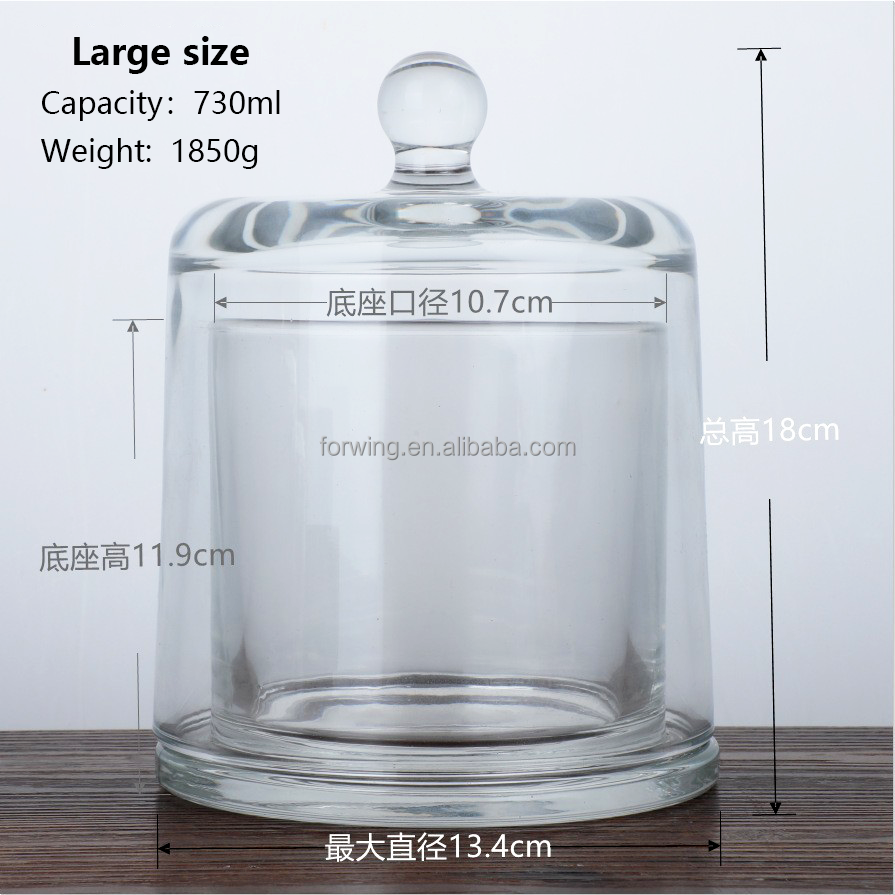 Wholesale Customized Luxury Empty Unique Straight Sided Candle Jars Luxury Cylinder Ith Lid manufacture