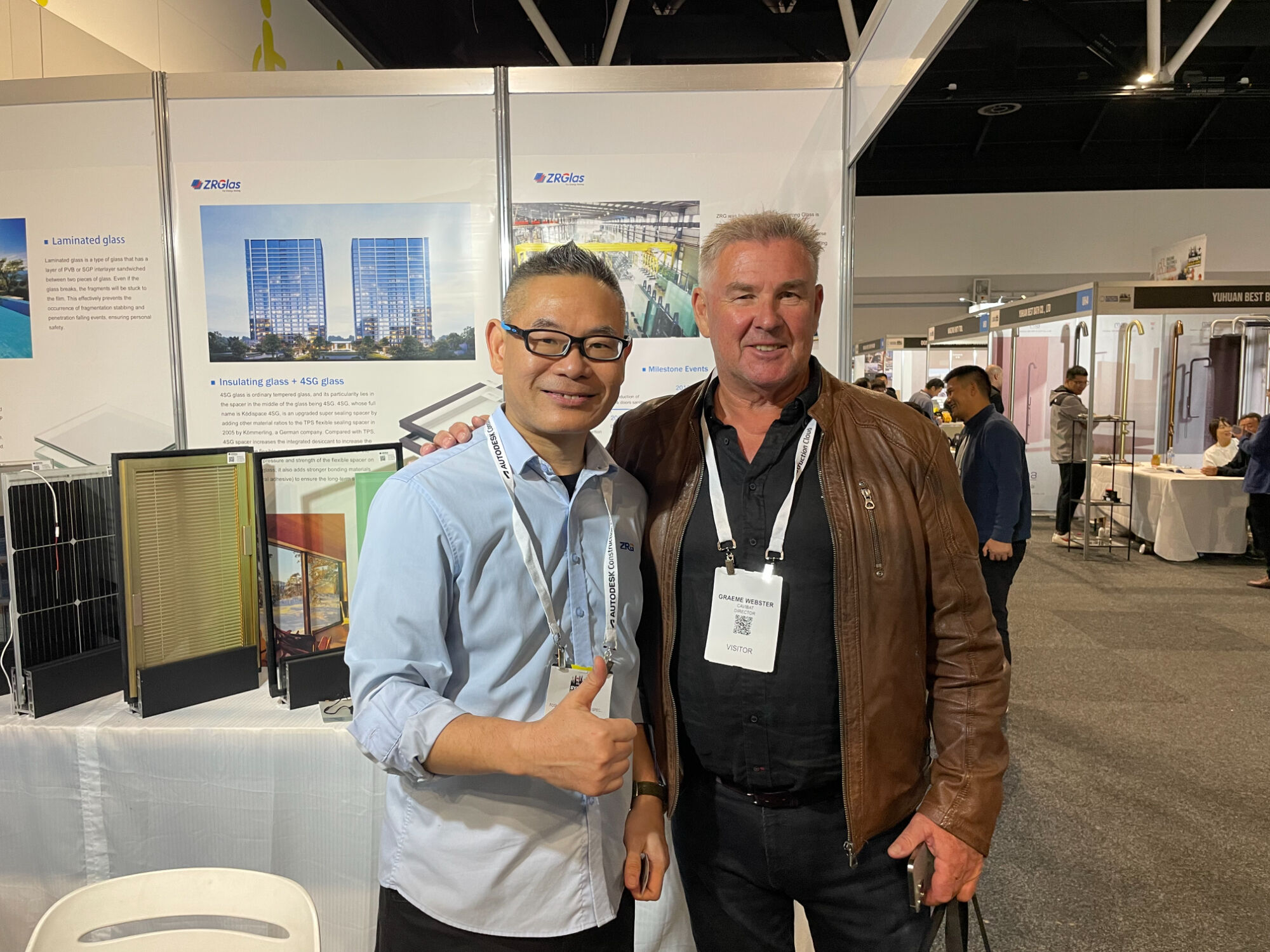 ZRGlas Shines at Sydney Build EXPO 2024, Innovative Products Spark High Interest Among Clients