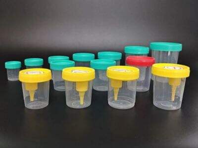 60ml Disposable Urine Sample Cups Medical PP Cups Colour Urine Cup