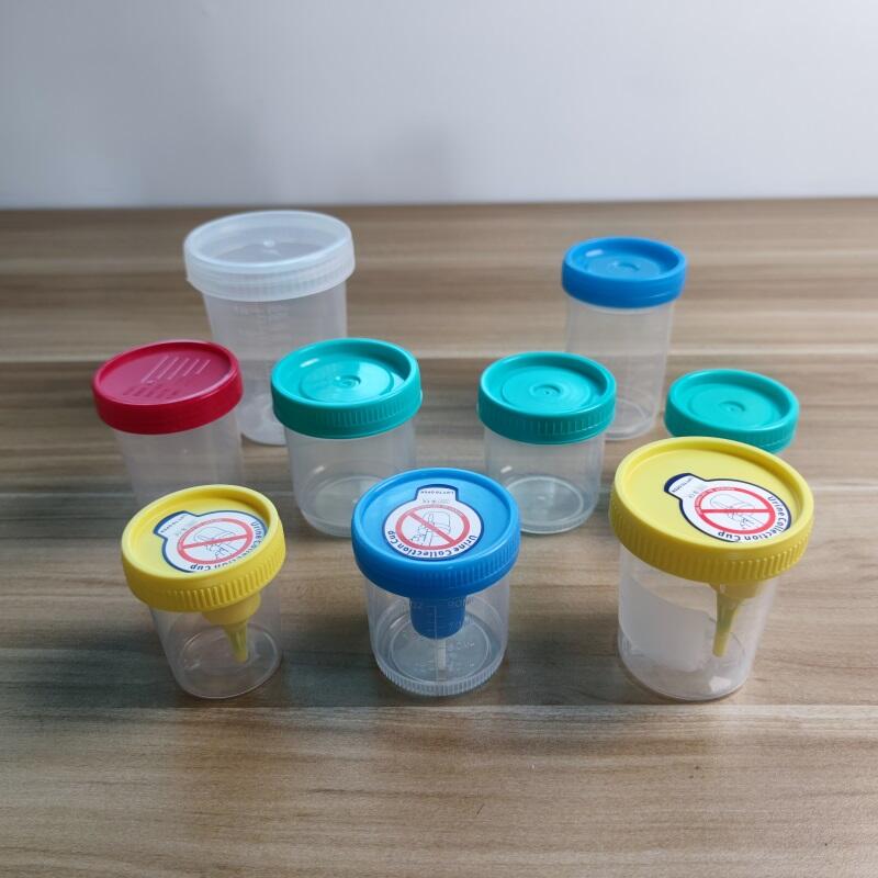 20ml/40ml/60ml/90ml/100ml/120ml/160ml/250ml hospital sterile test pots collection collector container urine sample cup specimen bottles 