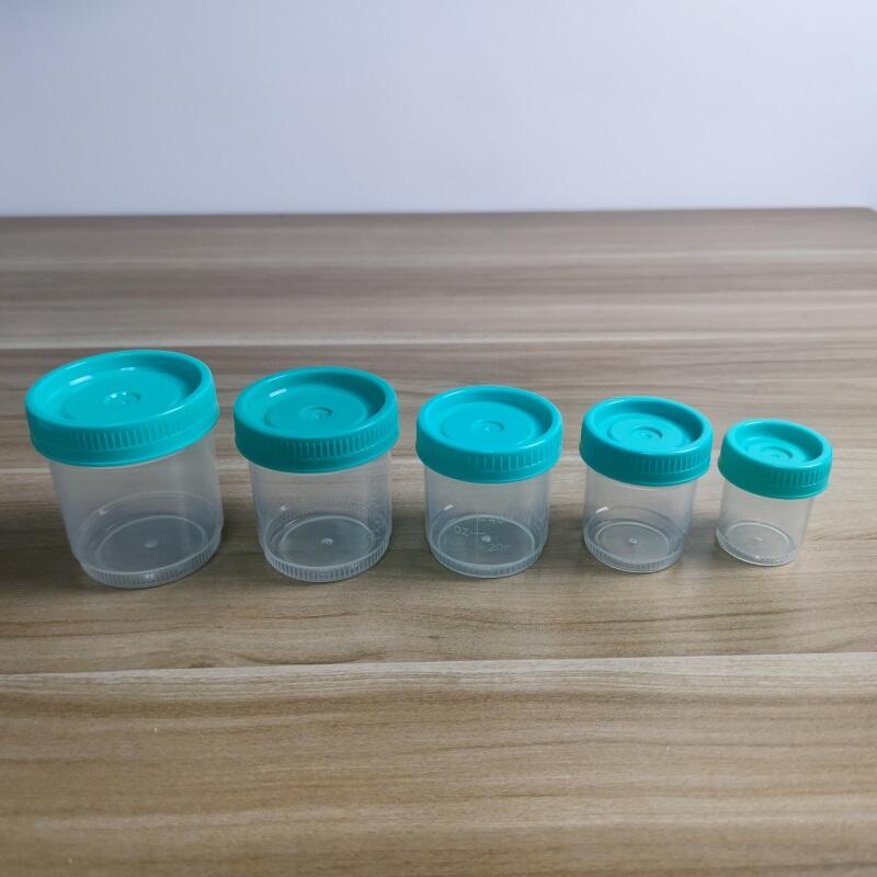collection collector 20ml,40ml,60ml,90ml,120ml hospital sterile test pots specimen bottles container urine sample cup