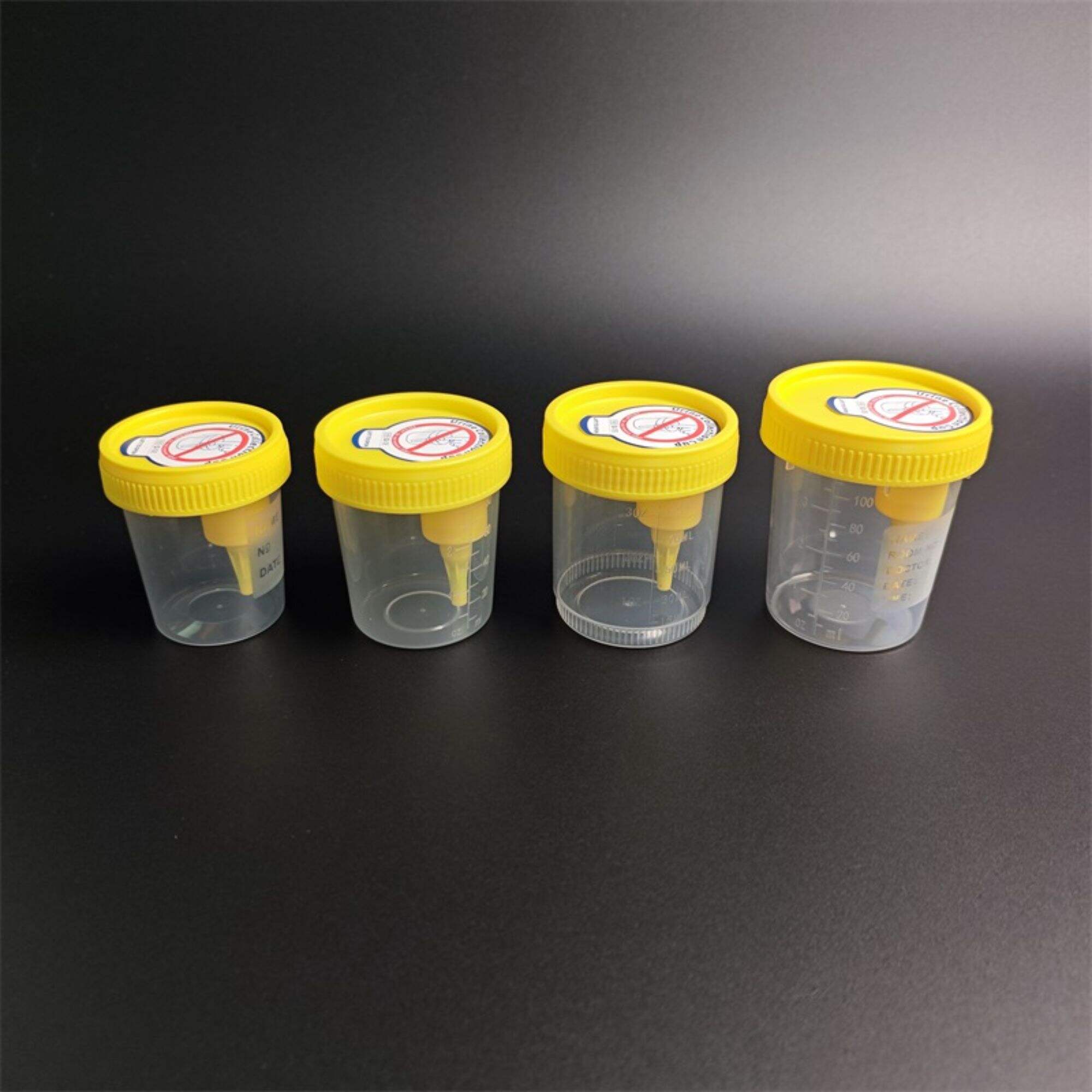 vacuum Negative pressure hospital sterile test pots 60ml/80ml/90ml/100/120ml collection collector specimen bottles container urine sample cup