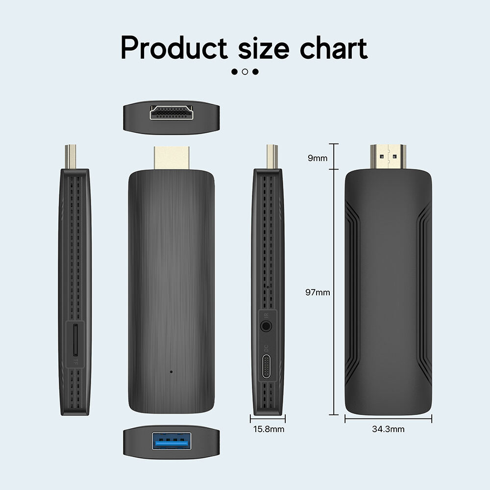 ELEBAO D6 PRO Gocast TV Stick Allwinner H618 Core G31 Android 12 2.4/5.8G WiFi BT5.0 HDMI 2.0 HDR  4K60FPS TV Stick details