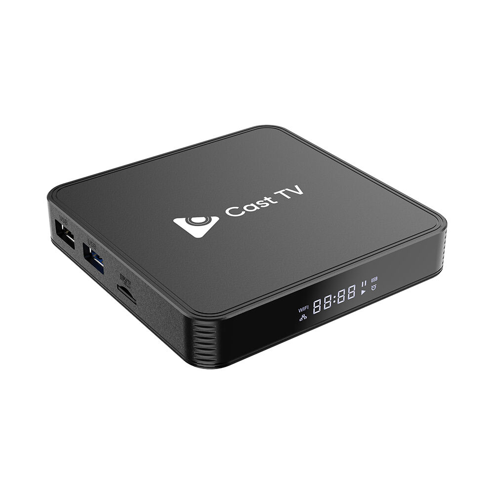 ELEBAO Cast TV Android TV Box 4K IPTV HDMI OTT Android 9.0 Amlogic S905X3 G31 MP2 4GB/64GB 2.4/5.8G WiFi BT5.0 Android TV Box
