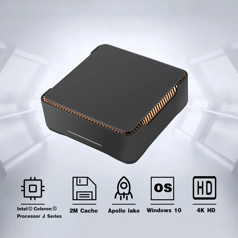 AK3V Apollo lake J3455 LPDDR3 Onboard WIFI BT EMCC TF SSD/HDD Expandable Mini PC details