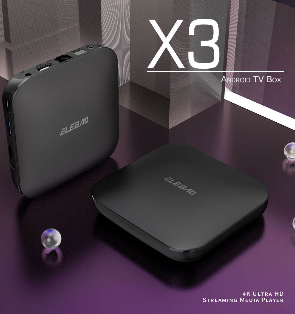 Top level Android 9.0 X3 TV Box 4K Amlogic S905X3 Quad core dual wifi smart OTT box factory