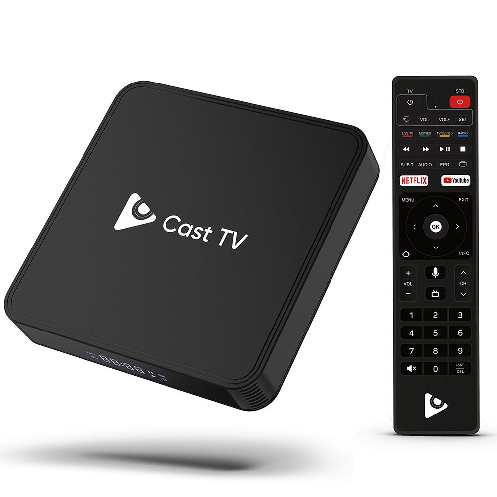 ELEBAO Cast TV Android Box S905X3 G31 MP2 BT Voice control 4K BT5.0 2GB 16GB 2.4/5.8G WiFi Set Top Smart Digital Android TV Box