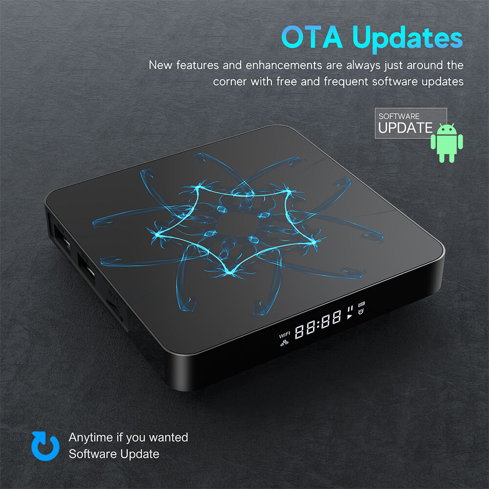 Elebao OEM Android 11 Set Top Box Auto Frame rate S905W2 Quad Core X3PV Pro Smart TV Box details