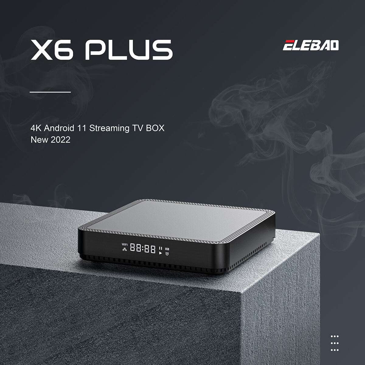 Android tv box X6plus Amlogic S905W2 2.4/5G dual AC WiFi Smart tv box manufacture