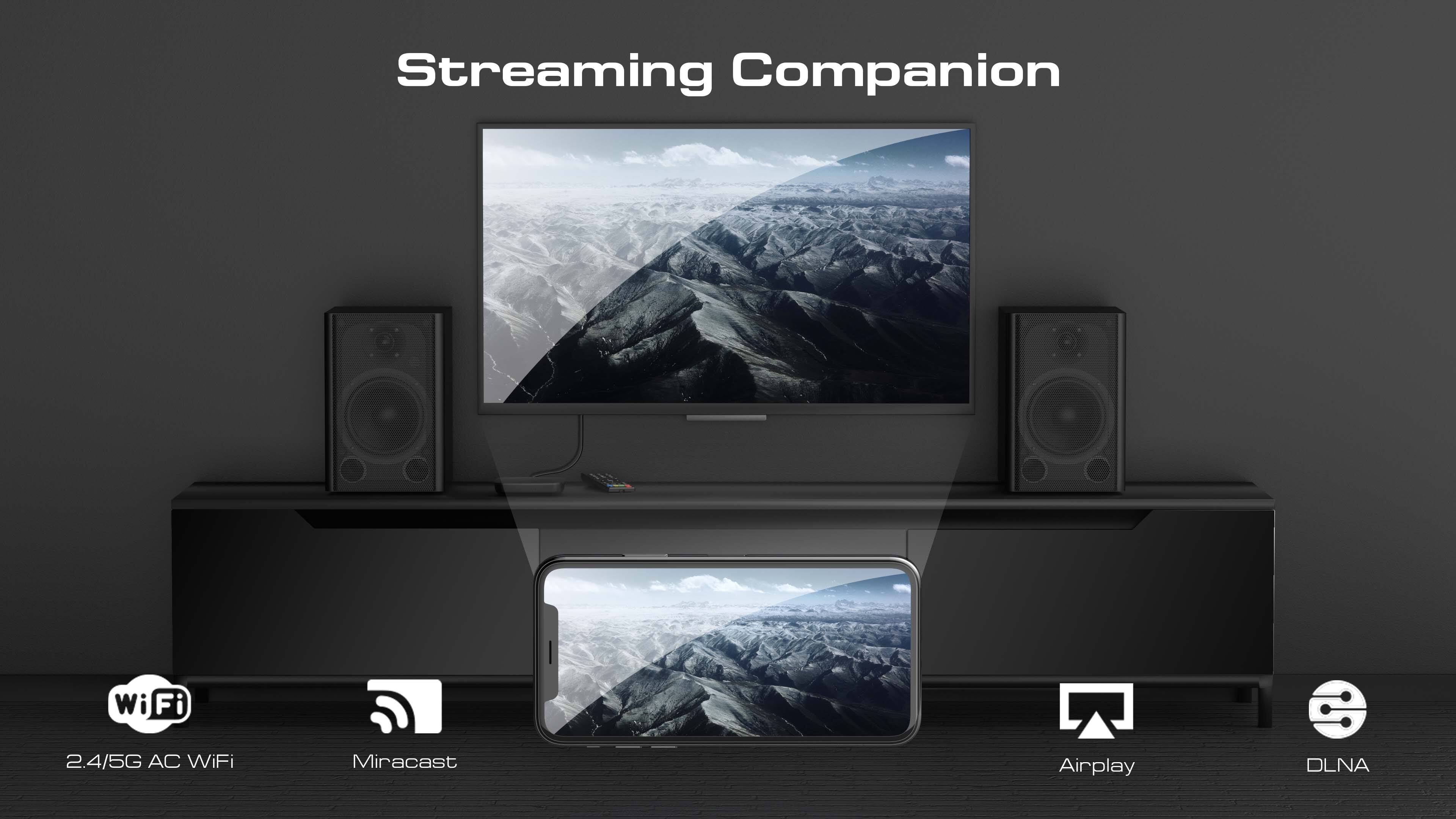 Elebao New Stlye Set Top Box X7mini S905L3 2.4/5G AC Wifi with BT Streaming TV Box supplier