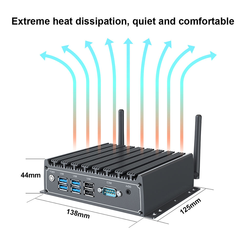 IPC-X1 Has Well 4100U 4200U 4500U DDR3L 16GB USB HDMI DP VGA Dual LAN Fanless Windows 7 Windows 10 Mini PC manufacture