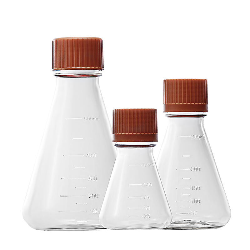 CellProBio Flask Polycarbonate ລຸ່ມສຸດຂອງ Erlenmeyer Flask