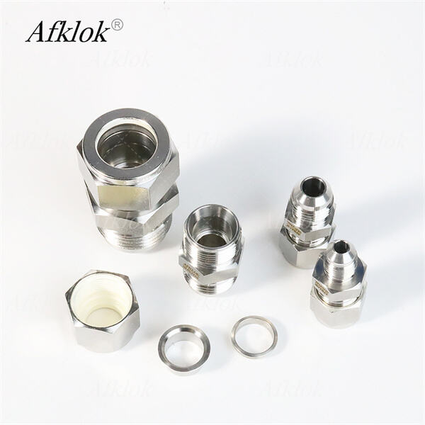 Leak-proof connections with stainless steel compression fittings