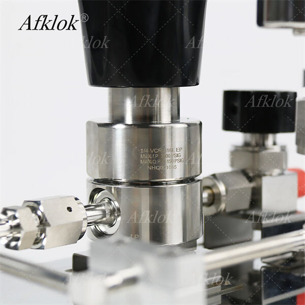 Regulator Baja Tahan Karat yang Mudah Dipasang untuk Perangkat Gas