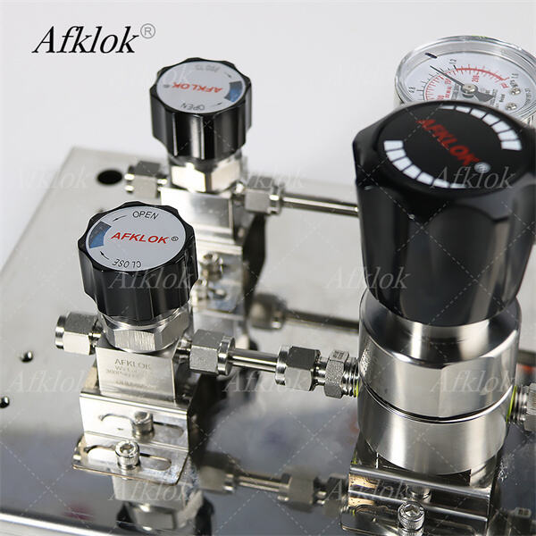 Intuitive Gas Control Panel for Simplified Operation