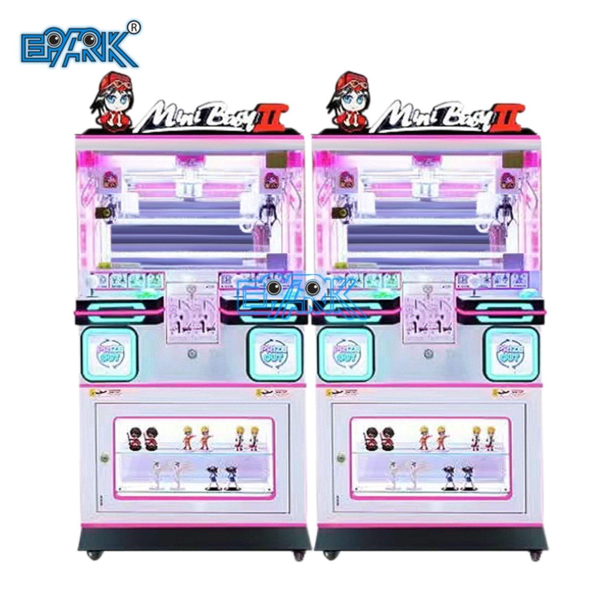 Érmével működtetett játékgép Arcade Mini Baby 2 People Claw Machine Toy Grabber automata